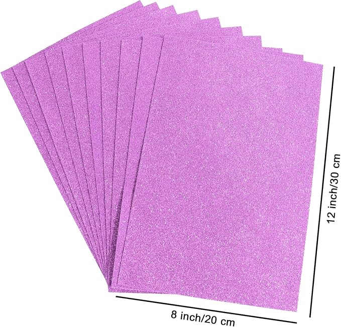 10 Sheets Glitter Cardstock Paper - Image 8