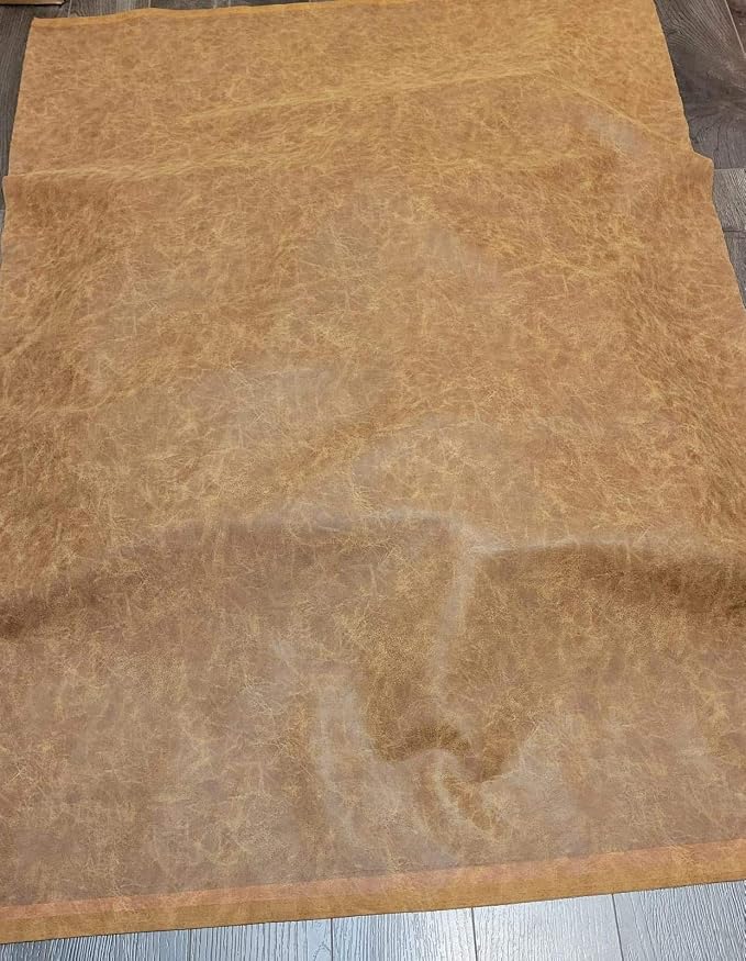 NAT Leathers | Acorn Calf Soft Faux Vegan Leather PU | 1 Yard Cut by Yard | - Image 2