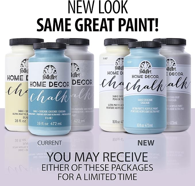 FolkArt 36045 Home Decor Chalk Acrylic Paint, 16 oz, 16 Ounce, Nautical 16 Fl Oz - Image 2