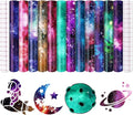 Night Galaxy Starry Permanent Adhesive Vinyl 12 Sheets 12'' x 10'' | Celestial by CraftingEveryday