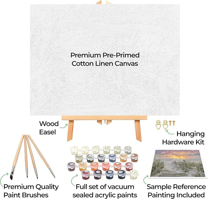 Ledgebay DIY Paint by Numbers Kit - Image 2
