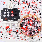 3900+ Pcs Rhinestones and Pearls Kit, 2-10mm Flatback Gems - Image 5