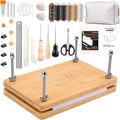 JUPEAN Bookbinding Kit, Book Making Kit, Bookbinding Punching Guide Set by Jupean