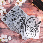 15 Pieces Embossing Folders 5.7 x 4.2 Inch Plastic Template Cards Christmas - Image 7