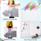 10 Pcs Art Portfolio Bags, 19 x 25 Inch Clear Poster Storage Bags - Image 5