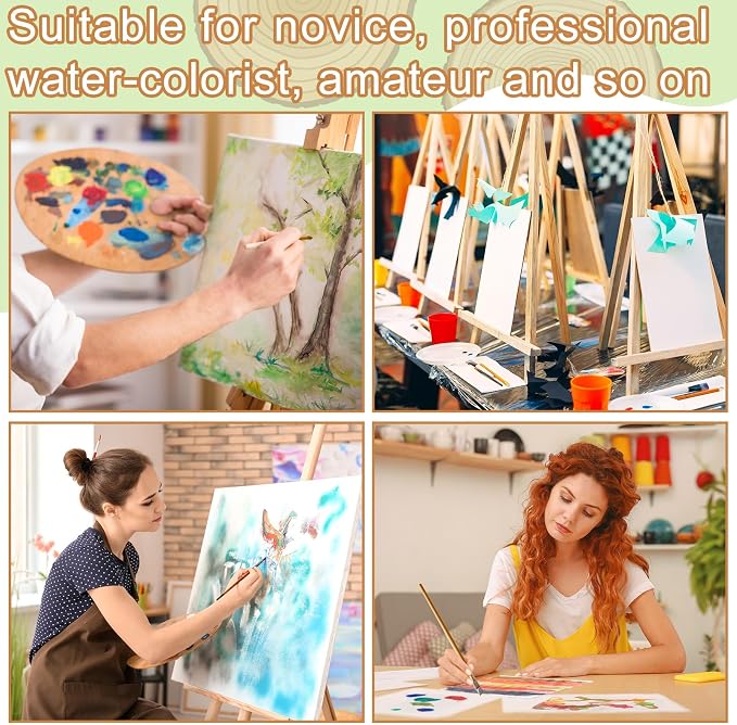 TaoBary 300 Pcs Watercolor Paper Sheet Bulk 5.5 x 8.5 Inch White Cold Press - Image 6