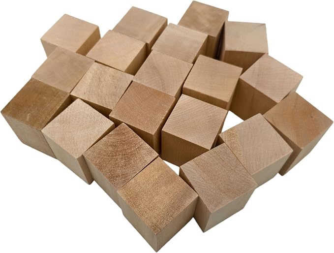 20PCS Basswood Carving Blocks, Whittling Wood Carving Kit, Unfinished Wooden - Image 2