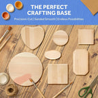 Unfinished Wooden Coasters 4.7", by Woodpeckers - Image 5