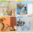 YooNotee 24 Sets Interchangeable Seasonal Diamond Art Tabletop Decorations - Image 5