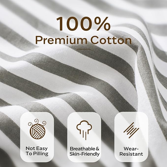 JELLYMONI Duvet Cover, 100% Natural Cotton, Printed Comforter Cover - Image 4