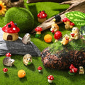 Woanger 30 Pcs Fairy Outdoor Garden Accessories Resin Hedgehog Mushroom by Woanger