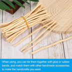 PATIKIL 50 Pcs / 2 Size Wood Log Sticks, 0.2-0.5inch in Diameter Natural - Image 4