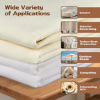Canvas Fabric, Premium 10oz Natural Cotton Duck Canvas Fabric 62'' Wide - Image 6