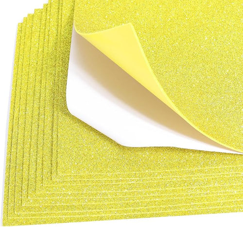 10 Sheets Glitter Cardstock Paper Self-adhesive Backs 30 X 20cm A4 Paper - Image 2