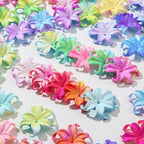 40pcs Flower Shape Beads Color Iris Bead Color Lily Beads - Image 4
