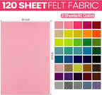 Reginary 120 Pcs 8 x 16 Inch Felt Sheets Bulk - Image 3