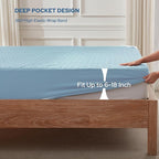 BEDLORE Waterproof Mattress Protector, Full Size Mattress Pad - Image 4