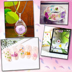 Augshy Dried Pressed Flowers for Resin, Natural Purple Dried Pressed Flowers - Image 6