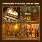 FUNPOLA 3D Wood Puzzle Countryside Cottage Model - Image 3