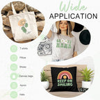 Tintnut Sage Green Heat Transfer Vinyl, 10inx6ft Iron on Vinyl | Neutral boho - Image 5