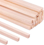 30 Pieces Balsa Wood Sticks 1/2 x 1/2 x 12 Inch Wood Strips Balsa Square Wooden by Piklodo