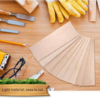 Namalu 10 Pack Balsa Wood Sheets 12 x 4 x 0.12 Inches-3 mm Thick Unfinished - Image 5