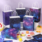 Gaillty 24 Pcs Galaxy Party Favor Bags Starry Sky Goodie Gift Bags - Image 7