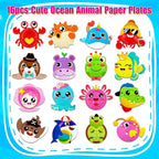 16 Pack Arts and Crafts for Kids, Toddler Crafts Animal Paper Plate Art Kit - Image 4