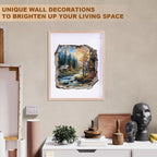 Autumn Dreamscape Puzzles Adults Gifts Wooden 185 Pieces 10.6 * 10.5in - Image 7