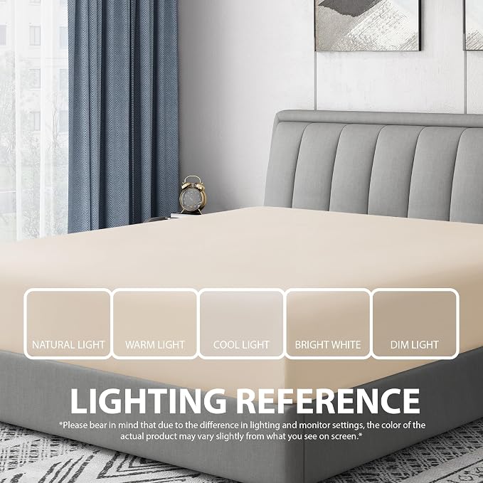 Cathay Home Full Fitted Sheet - Image 5