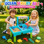Carolart Ocean Sensory Table, Sand Table, Standing Sensory Bin | Activity Table - Image 4