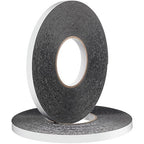 Tatuo 2 Rolls Double Sided Foam Tape 1/2 Inch by 50 Feet Black PE Foam Tape by Tatuo