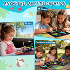 ZMLM Scratch Paper Art-Crafts Gift: 2 Pack Rainbow Notebooks Supplies Toys - Image 4