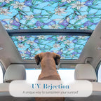 rabbitgoo Stained Glass Window Privacy Film, 23.6" X 118.1" | Anti UV Heat - Image 3