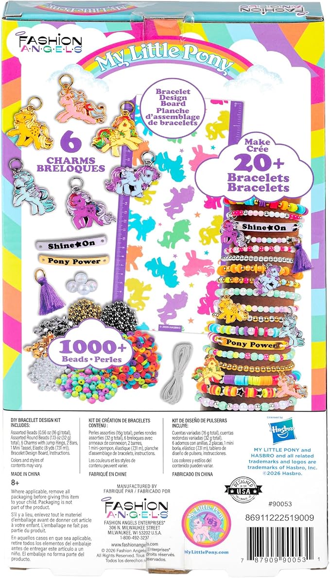 Fashion Angels My Little Pony DIY Bracelet Design Kit | Includes 1, 000+ Beads - Image 8