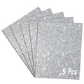 Glitter Acrylic Sheets 1/8" 7.87x7.87, 5 Pack | 1/8" Thick, Translucent Cast by FaeliKnise-BringFairytoLife
