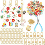 AUGSUN 189Pcs Teacher Keychain Making Kit School DIY Keychain Craft | Keychain by AUGSUN