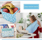 Aubliss 8pcs Fat Quarter Fabric Bundles Quilting Cotton Craft Fabric Pre-Cut - Image 6