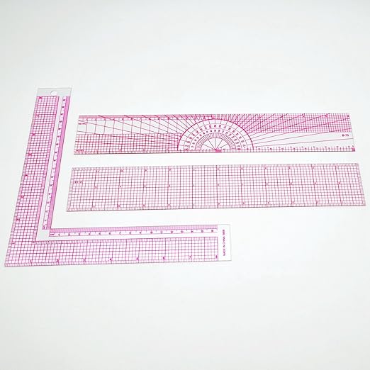 Clear Metric Sewing Rulers, French Curve Sewing Rulers Set, Sewing Tools - Image 3