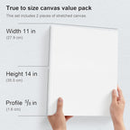 PHOENIX 11x14 Inch Pack of 2 Canvas - Image 2