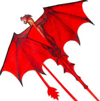 JOYIN Dragon Kites for Kids and Adults, Dragon Red Beach Kite for Outdoor Games by JOYIN
