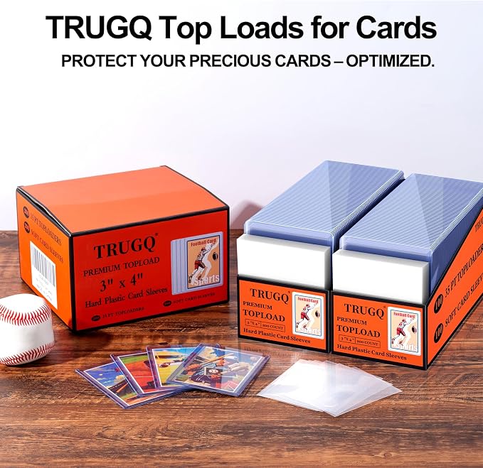 400 Card Sleeves Top Loads for Cards, Toploaders Hard Plastic for Trading Game - Image 7
