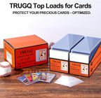 2000 Card Sleeves Top Loads for Cards, Toploaders Hard Plastic for Trading Game - Image 7