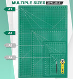 Density-upgraded 24" x 36" Large Self Healing Sewing Mat, Idemeet Rotary - Image 3