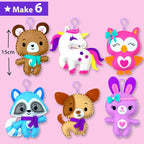 KRAFUN Unicorn Animal Sewing Keyring Kit - Image 3