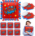 Chunful 6 Sets Hero Themed Tied Pillow Craft Kit DIY Wow POW Boom Comic Hero by Chunful