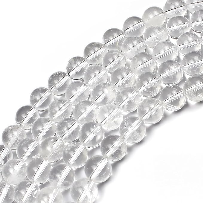 MJDCB 7A Natural White Clear Quartz Beads Gemstone - Image 4
