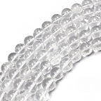 MJDCB 7A Natural White Clear Quartz Round Beads Gemstone Beads - Image 4
