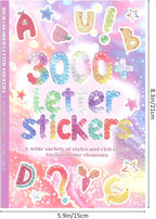 3000+ Pcs Alphabet Sticker for Journaling, Fun & Colorful Craft Letter Stickers - Image 2