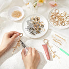 VioraWhite 457 Pcs Cross Lip Gloss Keychain Making Kit - Image 3